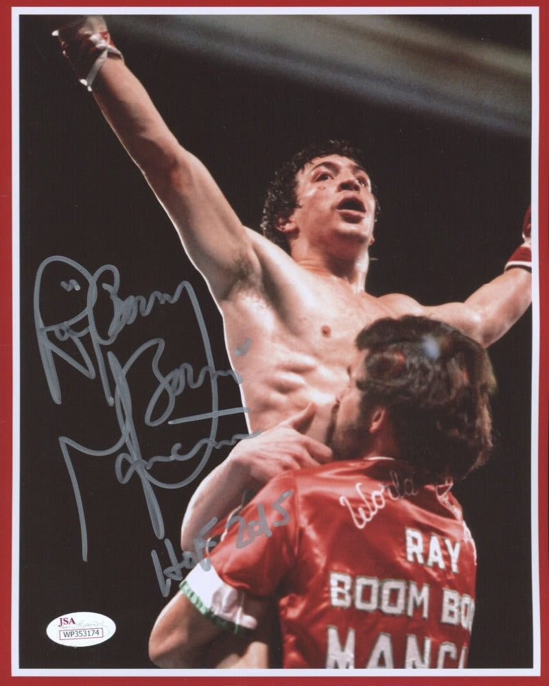 Ray "Boom Boom" Mancini Signed 8x10 Photo Inscribed "HOF 2015"