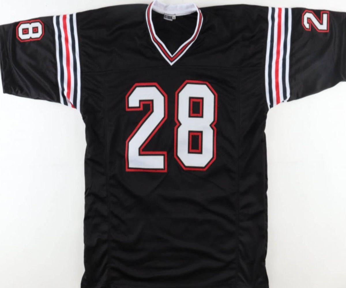Marshall Faulk Signed Aztecs Career Highlight Stat Jersey (JSA)