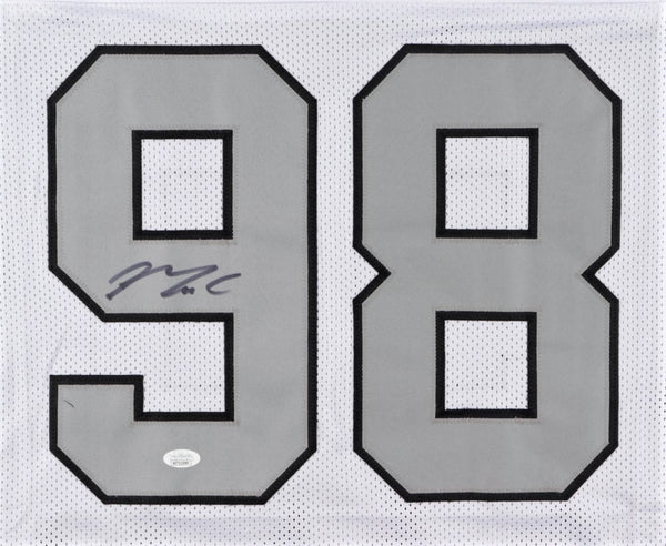 Maxx Crosby Authentic Signed White Color Rush Pro Style Jersey BAS –  CollectibleXchange
