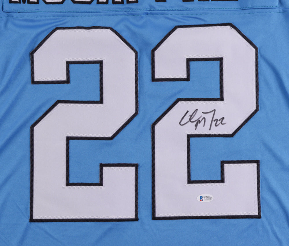 Christian McCaffrey Signed Jersey (Beckett COA)