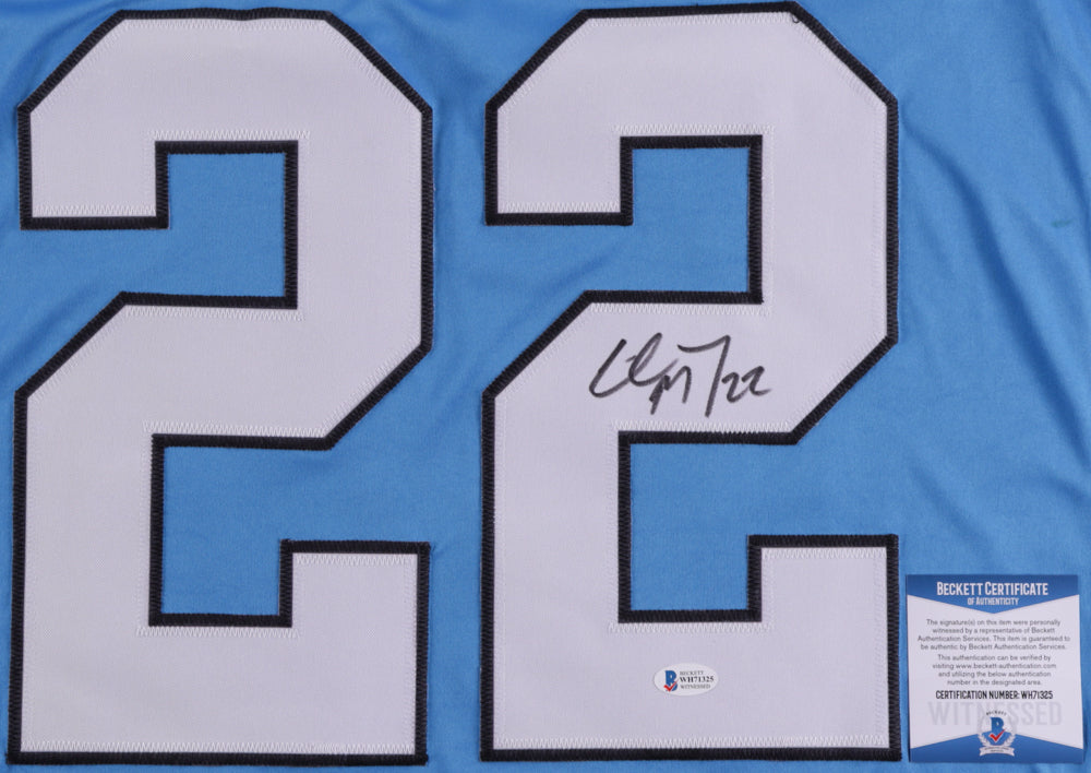 Christian McCaffrey Signed Jersey (Beckett COA)