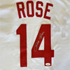 Pete Rose Signed Jersey (2) (JSA)