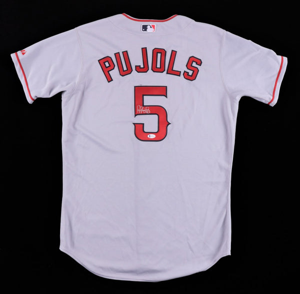 Tops, Pujols Los Angeles Angels Authentic Jersey In Grey