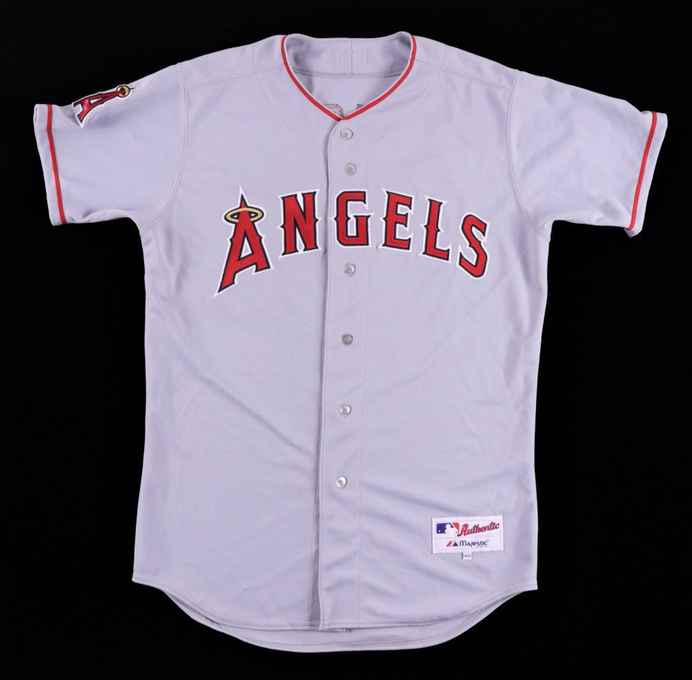 Albert Pujols Los Angeles Angeles Autographed Majestic Red Authentic Jersey