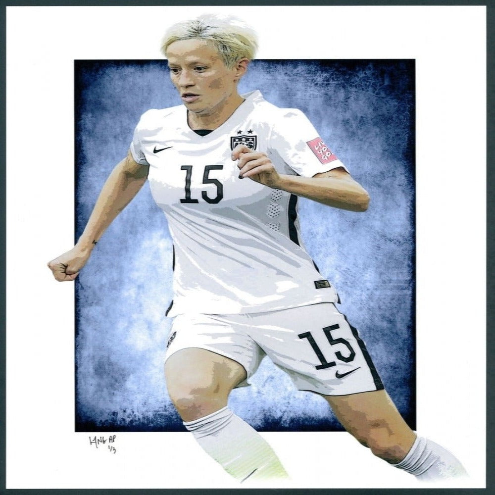 Megan Rapinoe Team USA Limited Edition 11x14 Print (Pristine Authentic COA)
