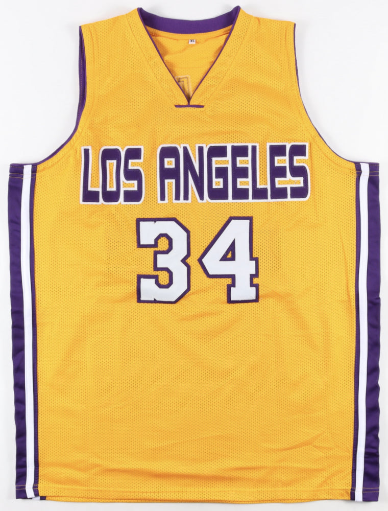 SHAQUILLE O'NEAL AUTOGRAPHED LOS ANGELES LAKERS JERSEY JSA SHAQ