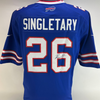 Devin Singletary Signed Buffalo Bills Nike NFL Replica Game Jersey (JSA)