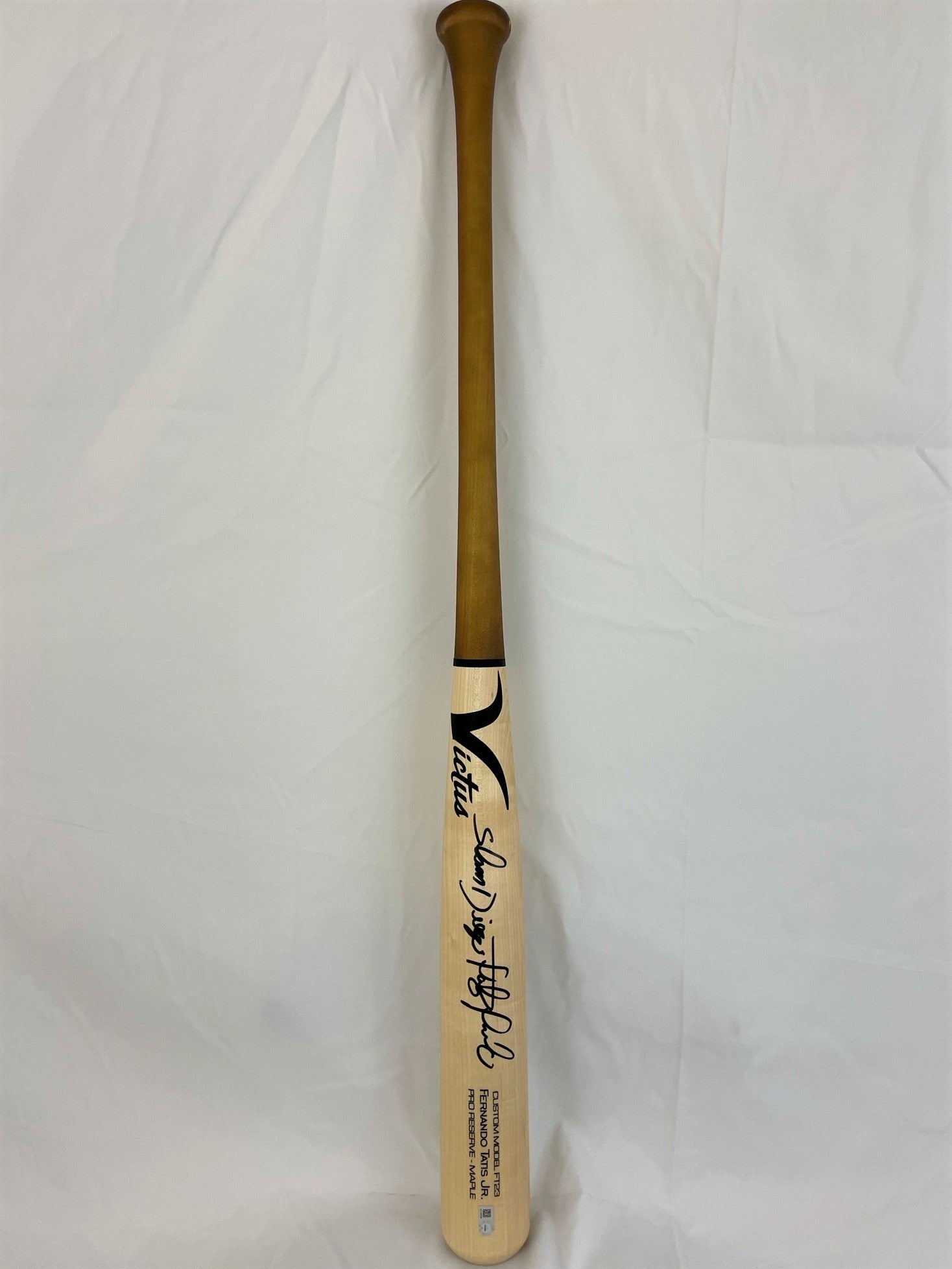 Fernando Tatis Jr. Autographed Blonde Victus Game Model Bat San Diego Padres "Slam Diego" Fanatics COA