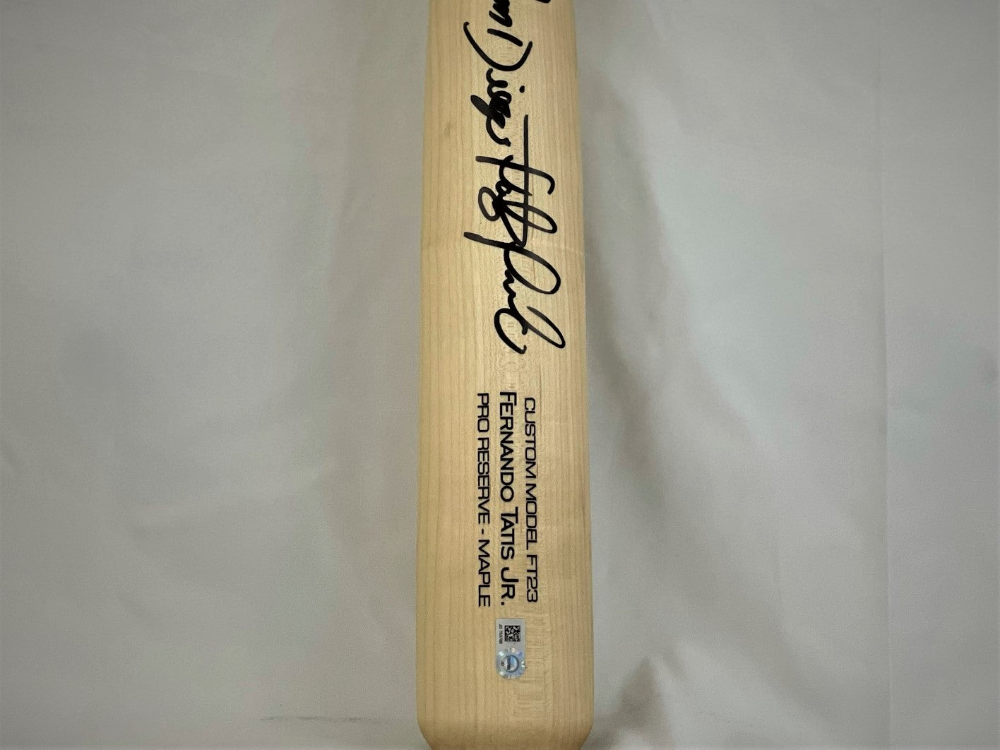 Fernando Tatis Jr. Autographed Blonde Victus Game Model Bat San Diego Padres "Slam Diego" Fanatics COA