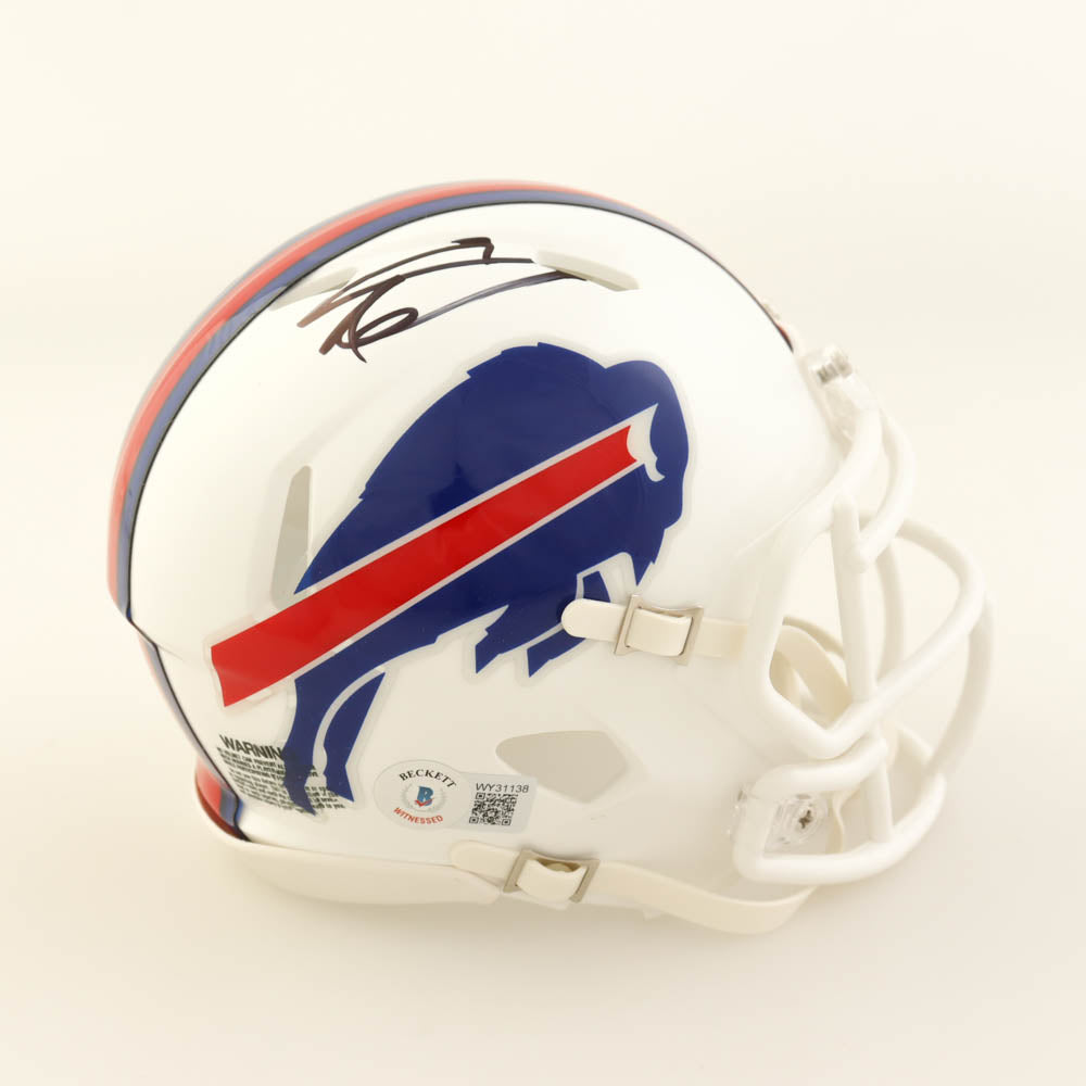 Stefon Diggs Signed Bills Speed Mini Helmet (Beckett)