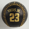 Fernando Tatis Jr. Signed Hand-Painted OML Black Leather Baseball (1)
