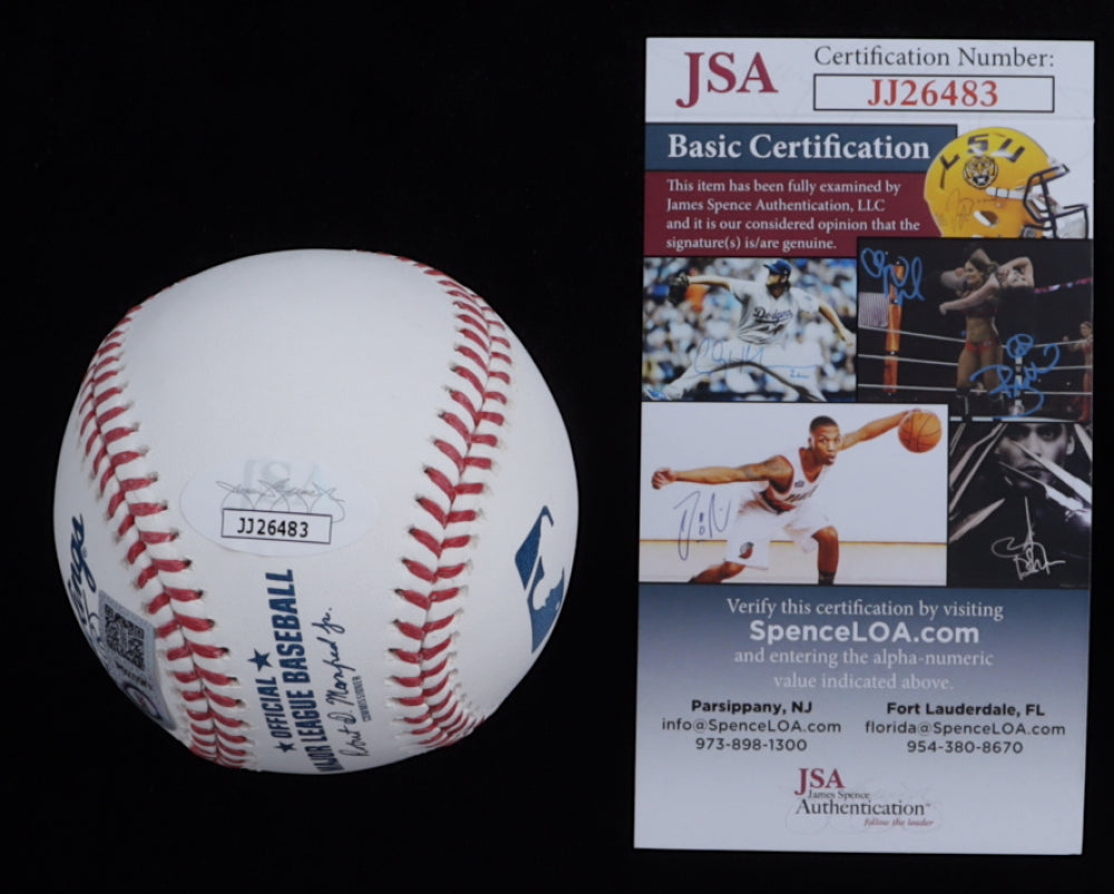 Fernando Tatis Jr. Signed OML Baseball (JSA COA &amp; USASM COA)