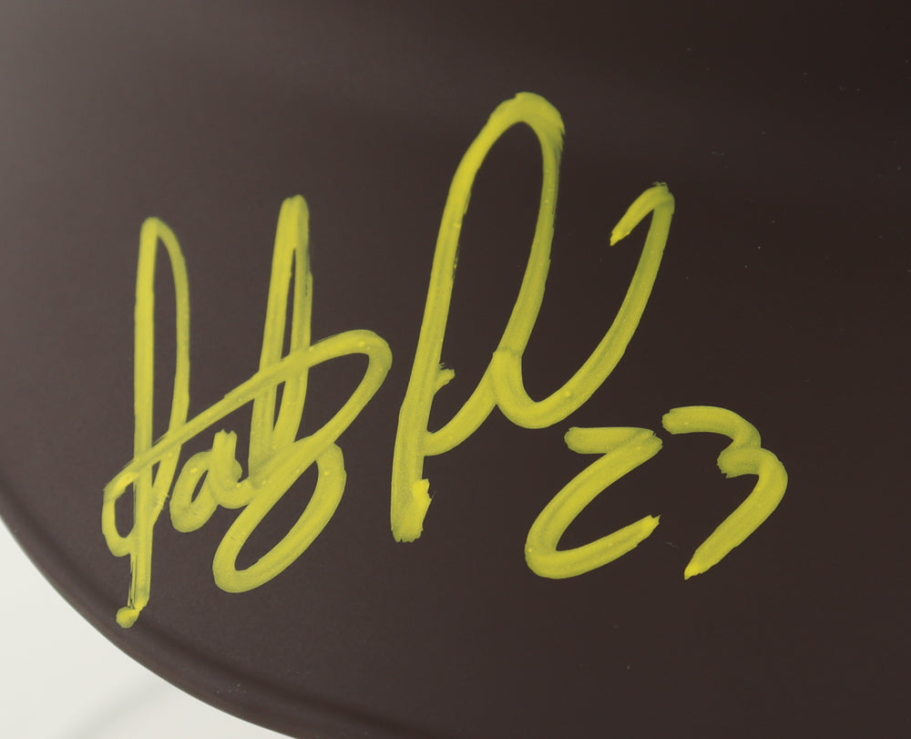 Fernando Tatis Jr. Signed Brown Pro Style Framed Jersey w/ Yellow #'s JSA