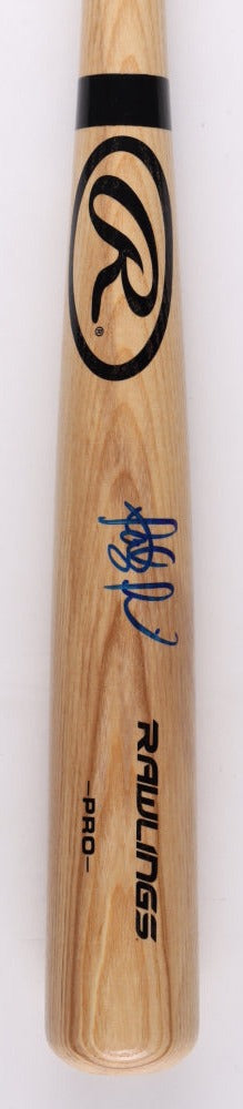 Fernando Tatis Jr. Signed Rawlings Pro Blonde Baseball Bat (JSA & USA SM)