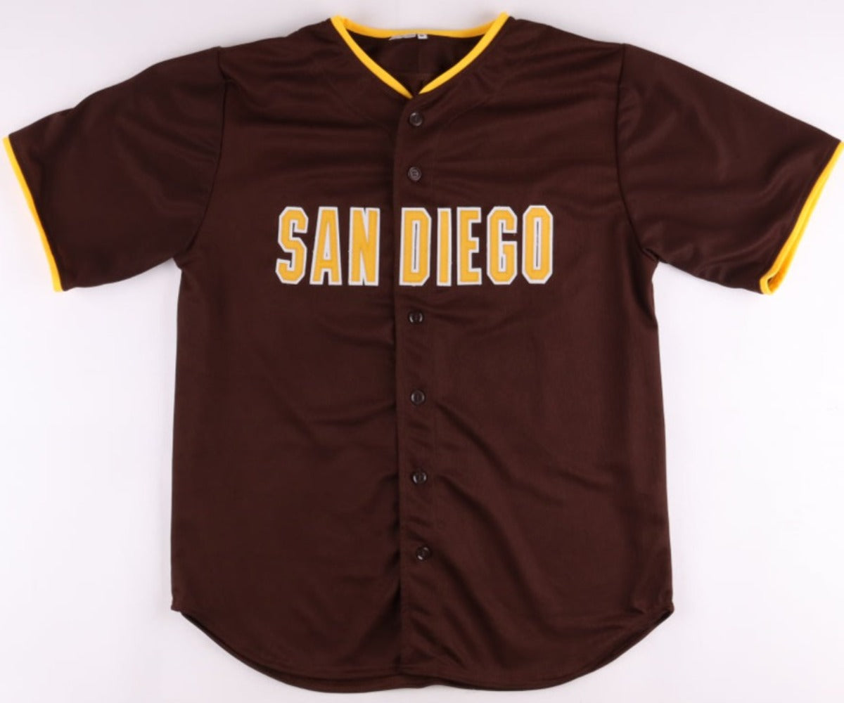 Fernando Tatis Jr. Signed Brown "Slam Diego" Jersey (JSA)