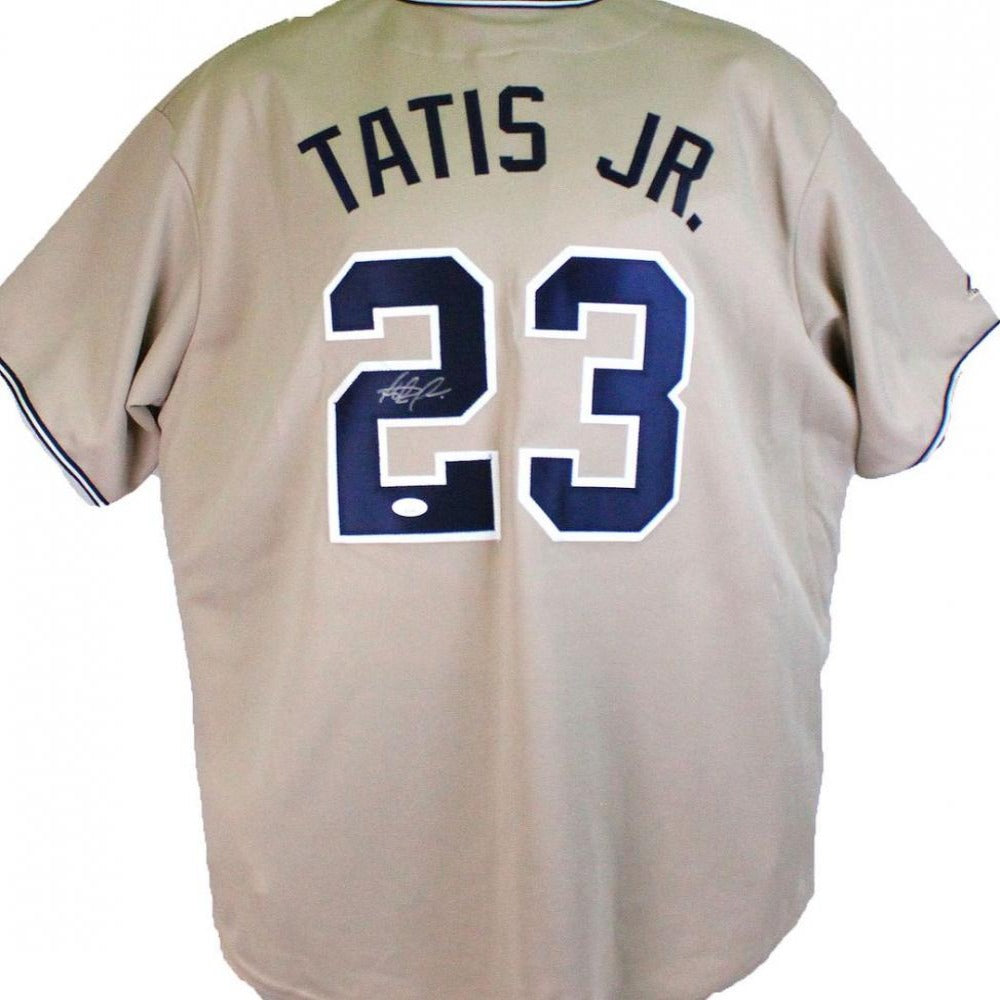 Fernando Tatis Jr. Signed Rookie Sand Padres Jersey (JSA COA) – GSSM