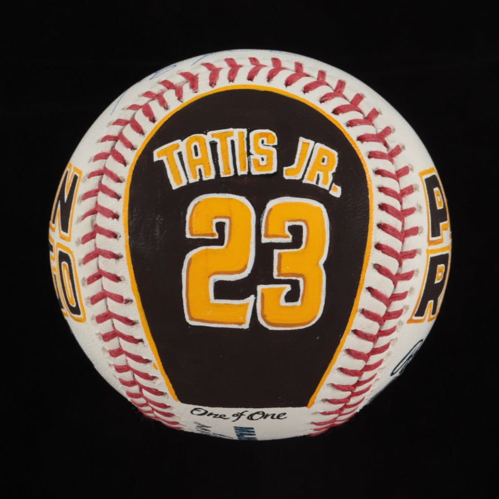 Fernando Tatis Jr. Signed Hand Painted OML Baseball - Limited Edition #1 / 1