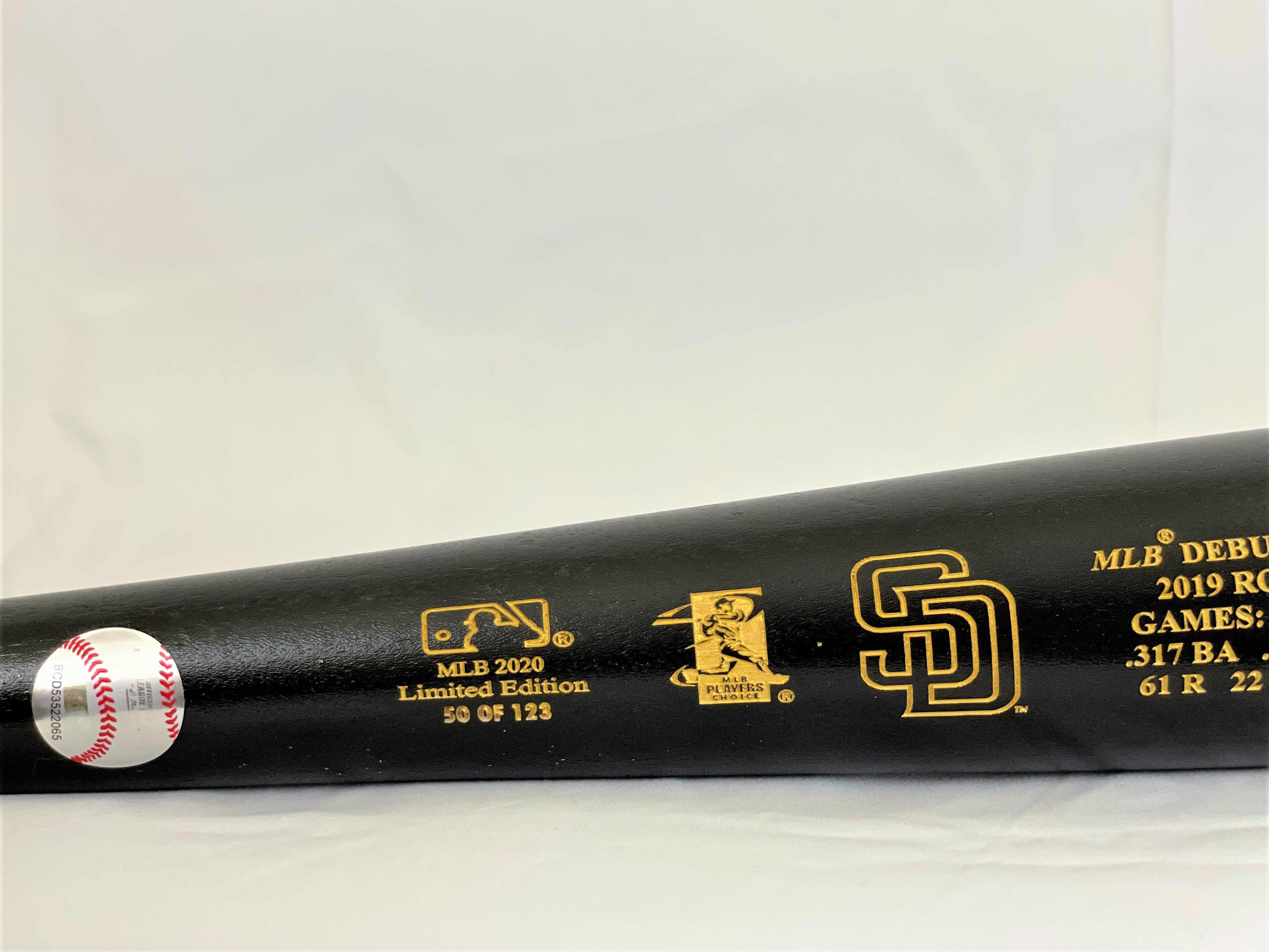 2020 Fernando Tatis Jr. Autographed Baseball Black & Gold