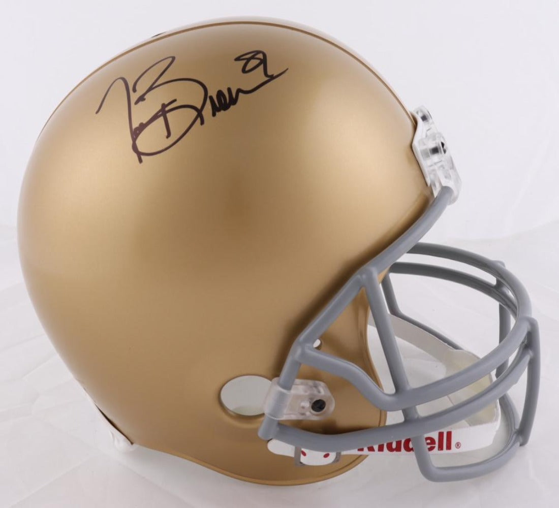 Tim Brown Signed Notre Dame Fighting Irish Full-Size Helmet (Beckett Hologram & Brown Hologram)