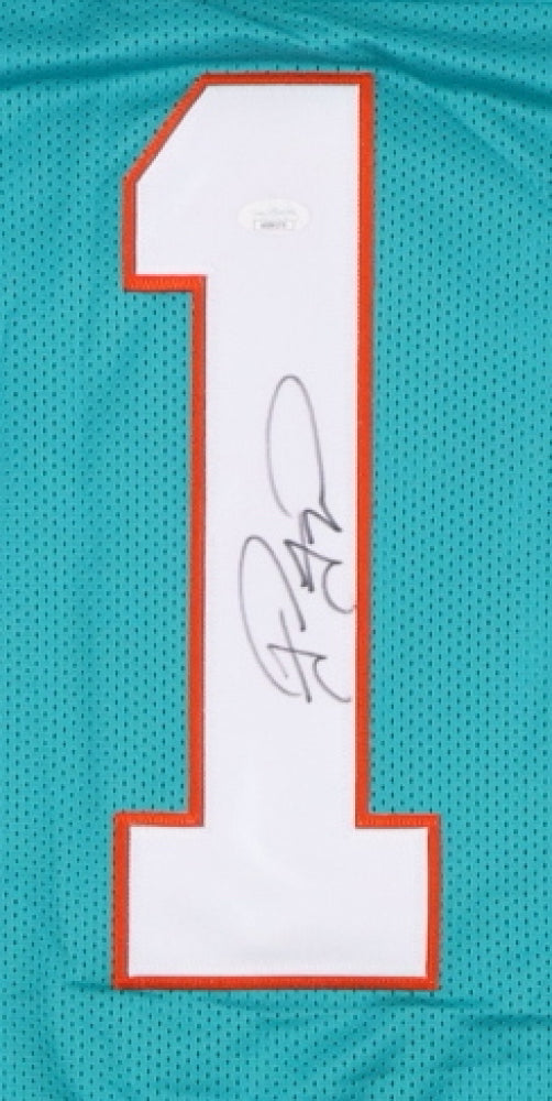 Tua Tagovailoa Dolphins Signed Custom Jersey Beckett COA