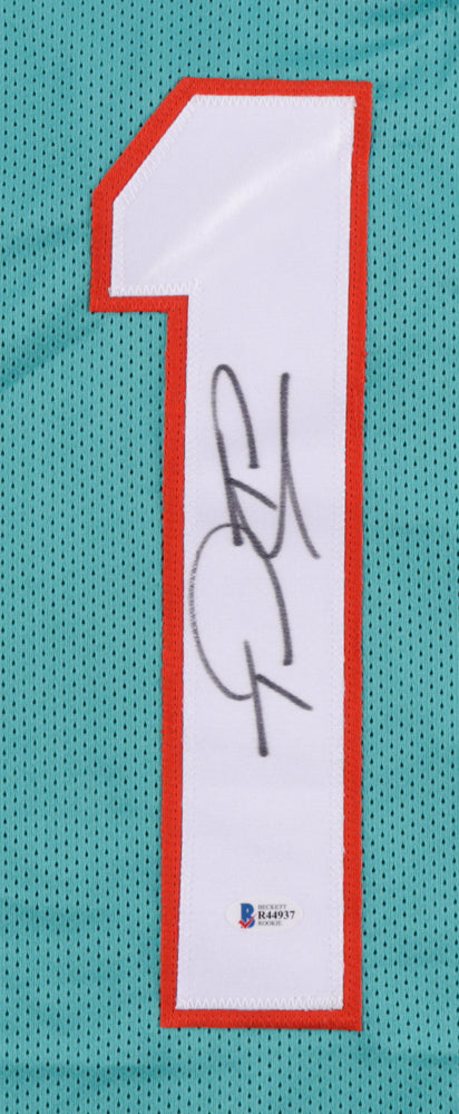 Tua Tagovailoa Signed &quot;Rookie Year&quot; Jersey (Beckett Hologram)