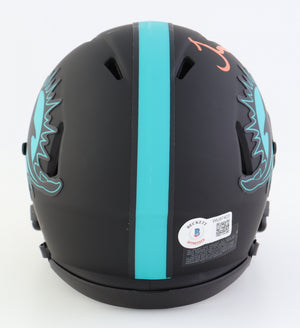 Tyreek Hill Signed Dolphins Flash Alternate Speed Mini Helmet (Beckett)