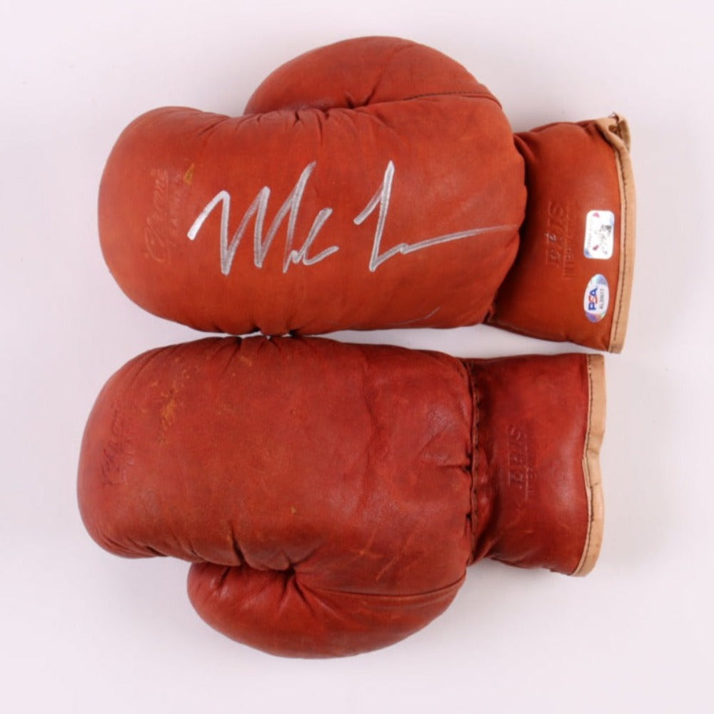 Mike Tyson Signed Vintage 1960s Eris International Boxing Glove (Tyson &amp; PSA)