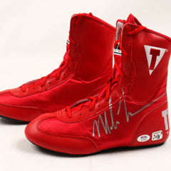 Mike Tyson Signed Title Pro Boxing Boots (PSA & Tyson) – GSSM