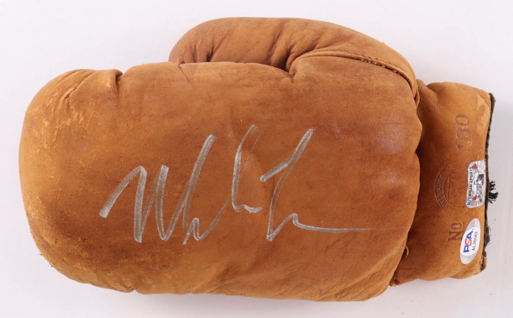 Mike Tyson Signed Pair of Vintage Boxing Gloves (PSA &amp; Tyson)