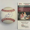 Wander Franco Signed OML Baseball (JSA)