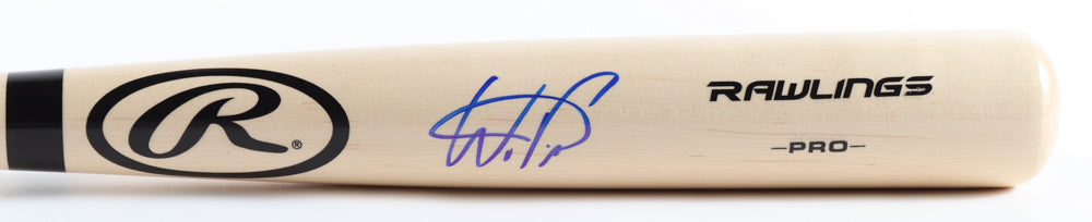 Wander Franco "Signature Debut" Signed Rawlings Pro Baseball Bat