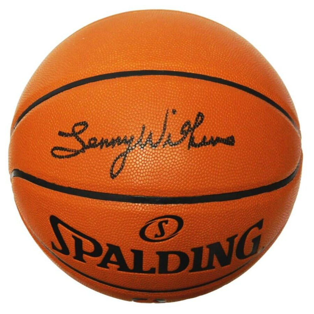 Lenny Wilkens Signed Spalding Game Series Basketball