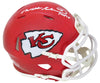 Will Shields Signed Chiefs Mini Helmet Inscribed &quot;HOF 15&quot;