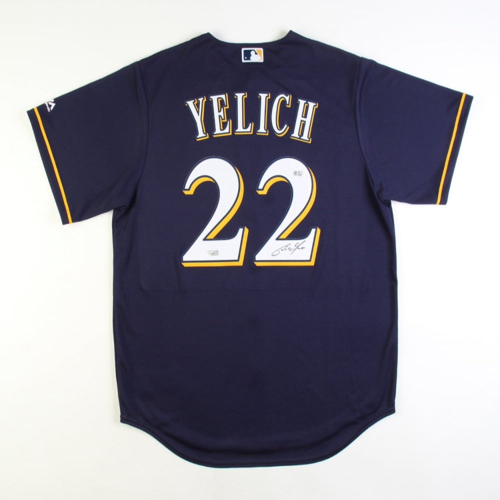 Christian Yelich Signed Brewers Majestic Jersey (Fanatics & MLB)