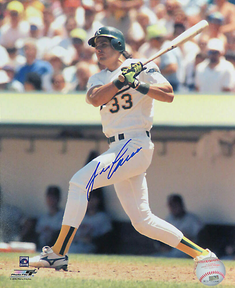 Jose Canseco Signed Oakland A's 8x10 Photo (Schwartz COA