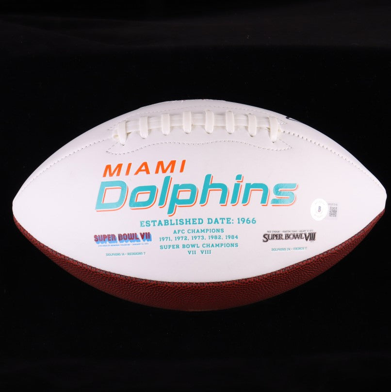 Tyreek Hill Signed Dolphins Logo Football